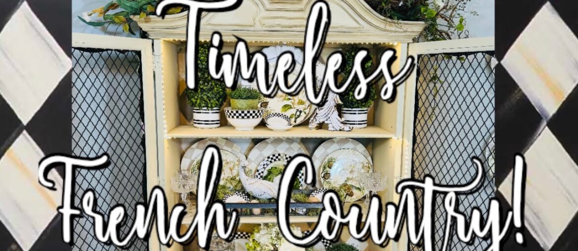 FRENCH COUNTRY CORNER CABINET STYLING 2026 #decoratewithme #rooster #timeless #farmhouse