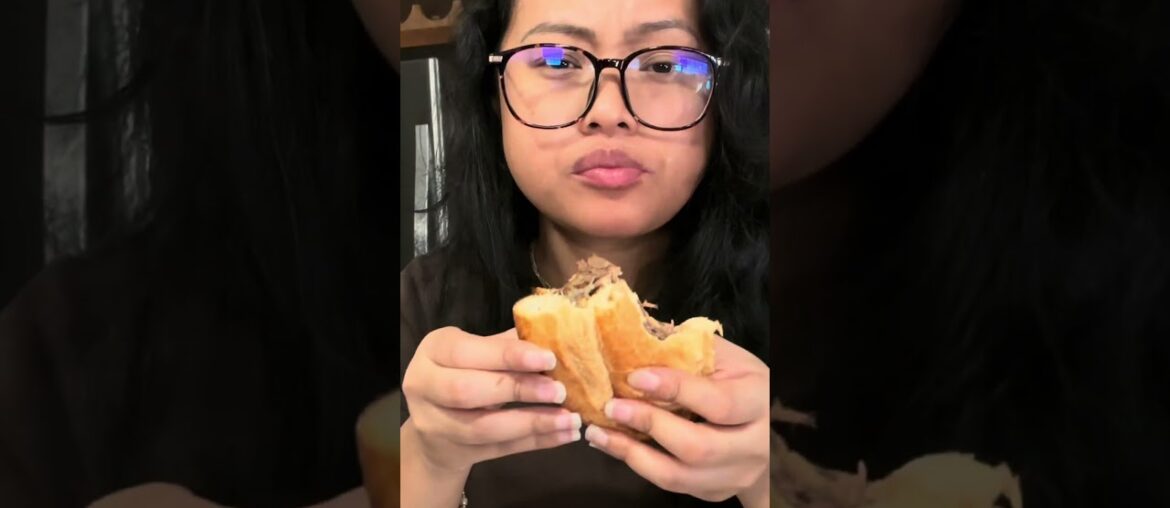 easy low effort crockpot meal | French dipped sandwiches! recipe at the end! #crockpotmeals