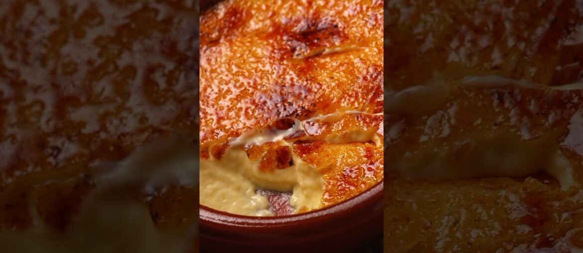 Crème brulé Classic french dessert easy recipe