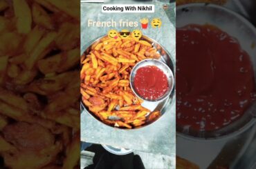 Crispy Potato French Fries Recipe 🍟 | Perfect Crunchy Fries at Home | Secret Trick #shorts #ytshorts