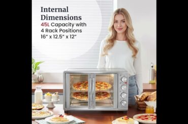 Elite Gourmet 47.5Qt Review: The 18-Slice French Door Beast with Rotisserie!