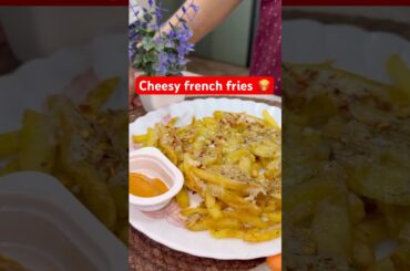 Cheesy french fries aur Rudra Iksha ki ladai #frenchfries #cheesefries #friesrecipe #minivlog