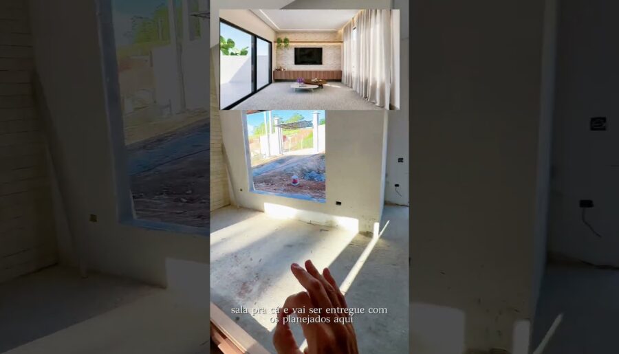 ✨ Casa moderna em construção no Eco Park, em Pinhalzinho!