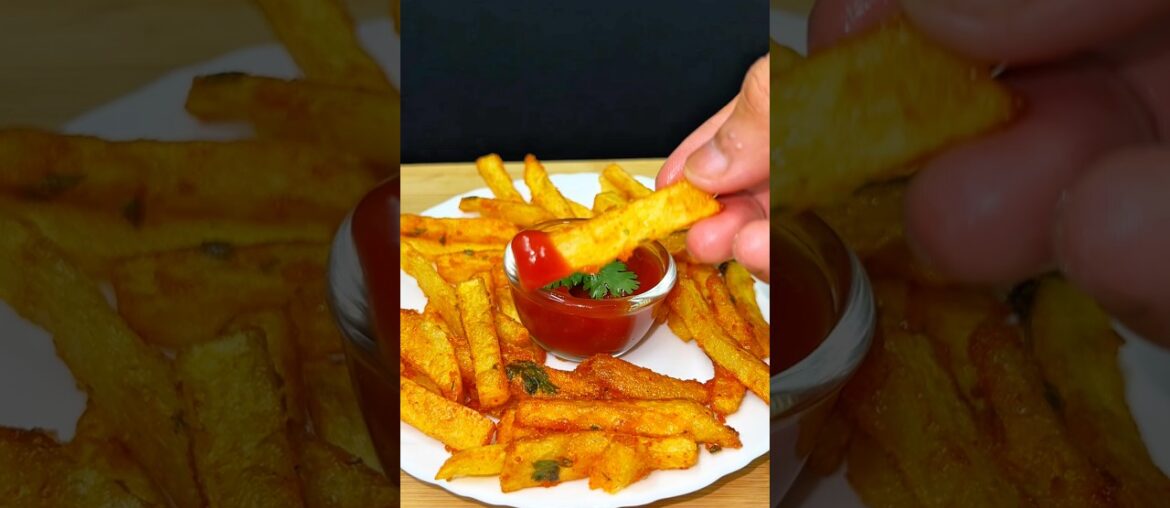 French Fries 🍟 Recipe 🔥 #shorts #frenchfries #recipe #cooking #viral #trending #shortsfeed