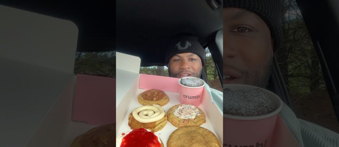 @crumbl cookies of the week 🍪 4/20 #foodie #food #asmr #crumblcookies #notalkingasmr #eat #mukbang
