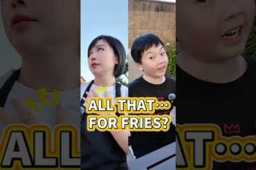 He Ordered Like a Millionaire…  Then Asked for Fries 😂#funny #learnenglish #comedy #英语口语