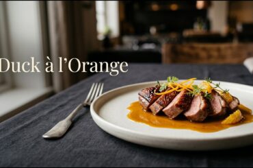 Duck à l’Orange Recipe by Chef Gerard Garbe | Classic French Duck with Orange Sauce & Gastrique