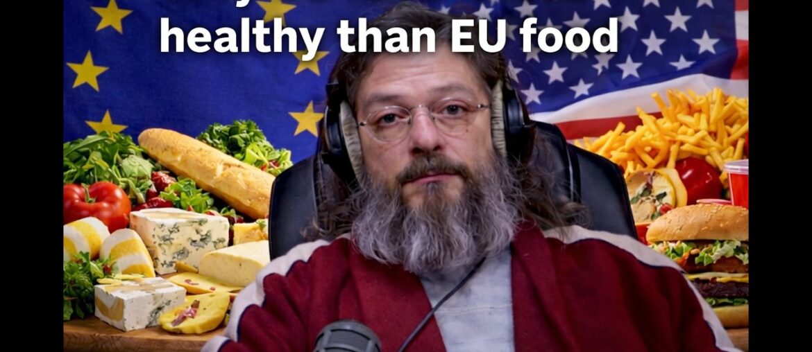 french man react to: why US food is less healthy than EU food