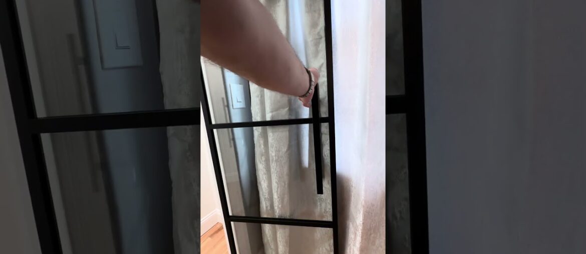 Custom French glass doors for a closet or wine cabinet. #glasspartitions #home #frenchdoors