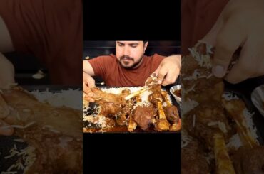 ASMR EATING SPICY 🔥🥵 MUTTON NALLI #mukbang #asmreating #youtubeshorts #food #eatingsounds #ytshorts
