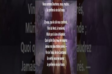 Ballade du vin de France - Raoul Ponchon lu par Yvon Jean