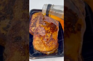 Gourmet Brioche Bread French Toast!🍞🍯🍁💯🔥❤️‍🔥 #frenchtoast #brioche #dessert #shorts