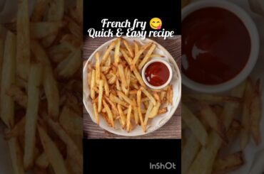 potato French fry|frenchfry recipe|restorent style recipe|#youtubeshorts #viralvideo #shortvideo