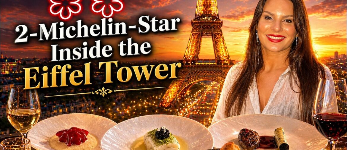 Inside the Eiffel Tower’s 2 Michelin Star Restaurant (€330 Experience)