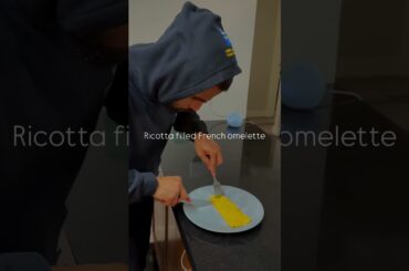 French omelette. #food #cooking #omelette #butter #french