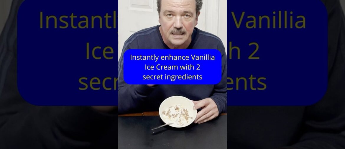 The Secret 2 Ingredient Upgrade for Vanilla Ice Cream!