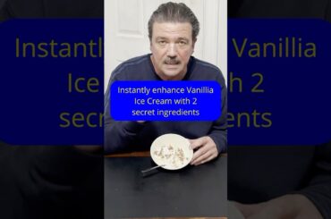 The Secret 2 Ingredient Upgrade for Vanilla Ice Cream!