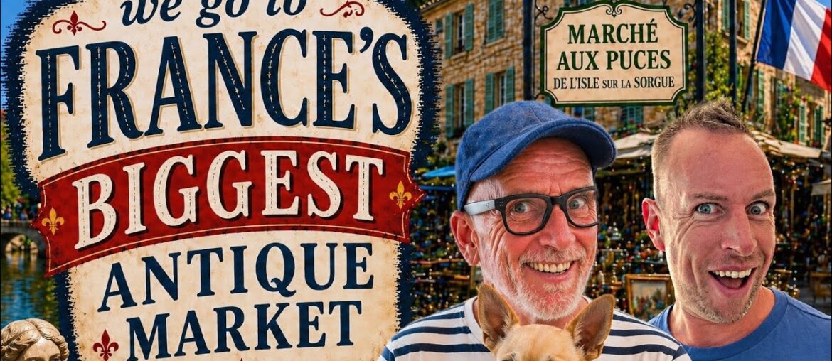 France’s Biggest Antique Market In L’Isle Sur La Sorgue, What’s It Really Like?🇫🇷🪑