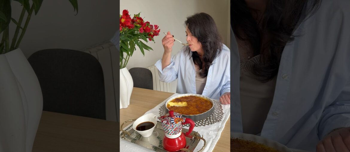 Classic crème brûlée with the perfect caramel crack 🍮| Paris café vibes👌🥰