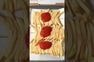 The Ultimate Crispy French Fry Pizza Skewers! 🍟🍕✨with phonk 🎶