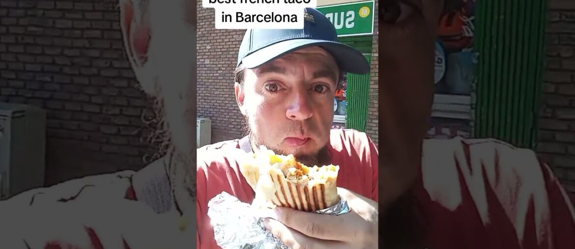 Best french taco in Barcelona Spain #frenchtaco #taco #tako