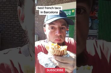 Best french taco in Barcelona Spain #frenchtaco #taco #tako