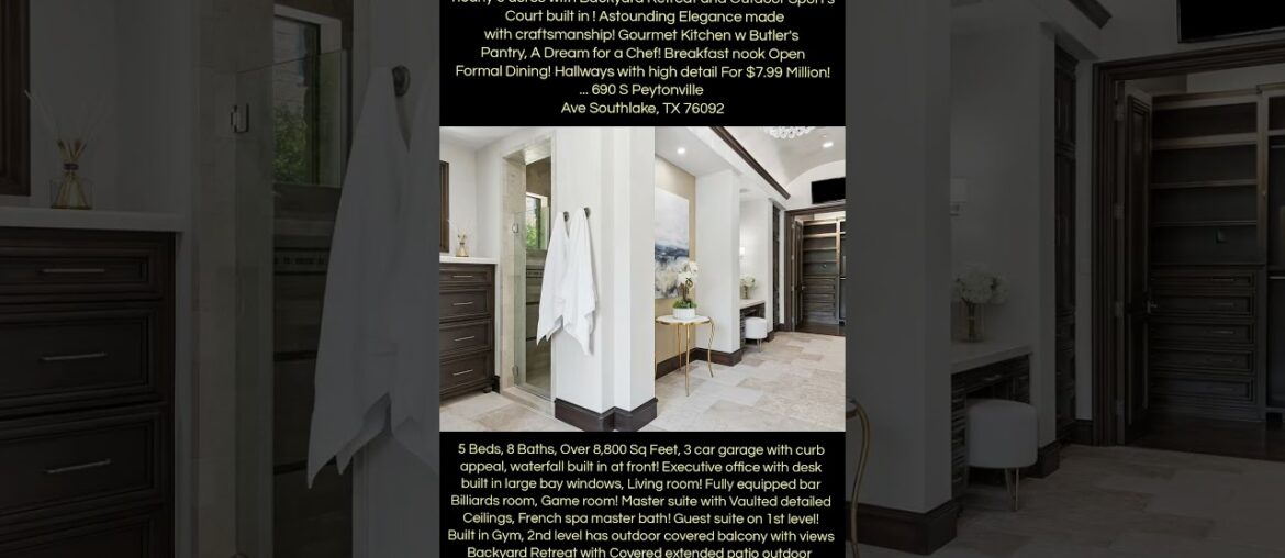 Stunning Spectacular Masterpiece Mansion Estate w front waterfall, Backyard retreat, sports court!