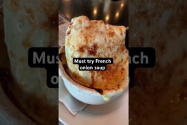 Must try French onion soup at PJ’s!