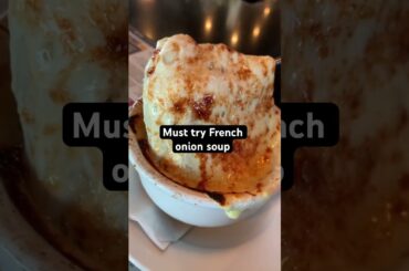 Must try French onion soup at PJ’s!