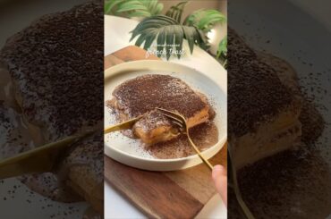 tiramisu-inspired french toast 🍞☕️ recipe on my instagram! #tiramisu #tiramisufrenchtoast #dessert