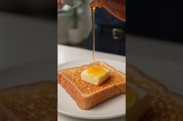 French Toast DeluxeGolden french toast soft and sweet#shorts #viral #frenchtoast #breakfast #sweet