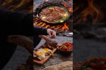 Luxury Butter Garlic Steak Over Fire 🤤🔥
