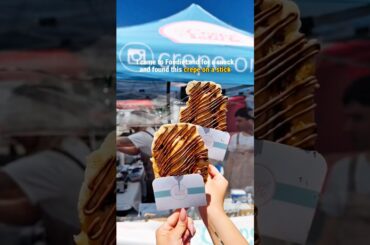 Have you ever tried crêpes on a stick? #foodie #shorts