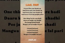 Laal Pari Song Lyrics 🤍 | Bollywood Song ✨| #trendingshorts #song #songlyrics #music #love #shorts