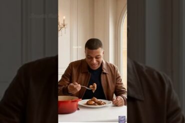 MBAPPÉ DEVOURS FRENCH FEA! #viral #trending #foodie #football #asmr #mbappe #french