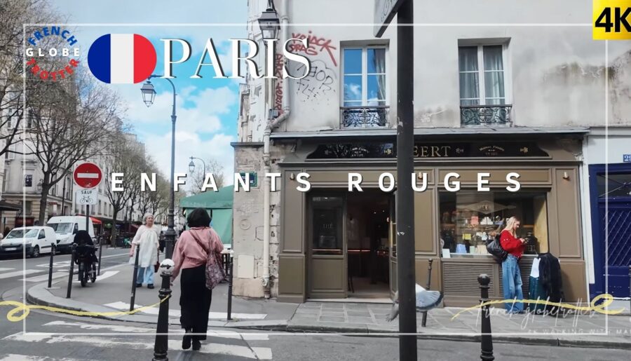 PARIS 11th-3rd district Le Marais Walk🇫🇷 Rue de Bretagne➜ Marché des Enfants Rouges Food Market Tour