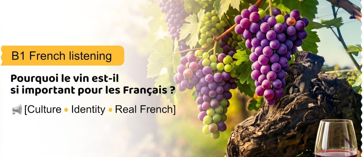 Pourquoi le vin est-il si important pour les Français ? | B1 French Listening
