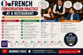 French Conversation Practice – At a Restaurant