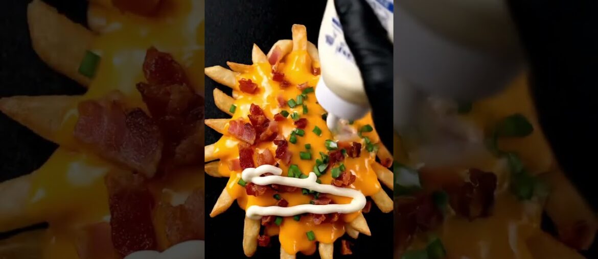 Crispy Loaded Fries Recipe | French Fries Recipe #shorts #ai #asmr #loadedfries