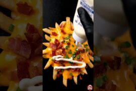 Crispy Loaded Fries Recipe | French Fries Recipe #shorts #ai #asmr #loadedfries