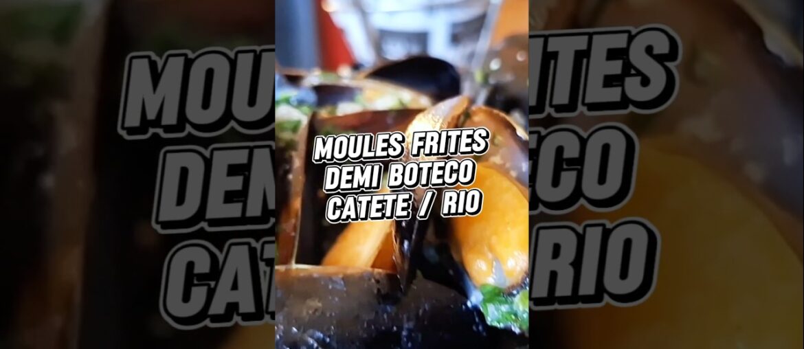 Moules Frites, mexilhões com fritas imperdível no Catete, no Rio