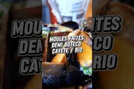 Moules Frites, mexilhões com fritas imperdível no Catete, no Rio