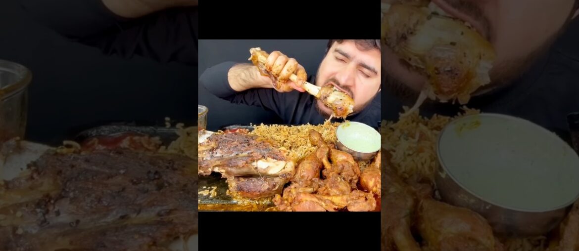 ASMR EATING SPICY 🔥🥵 MUTTON NALLI #mukbang #asmreating #youtubeshorts #food #eatingsounds #ytshorts