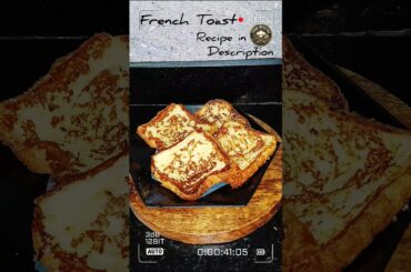 French Toast Recipe. Cook Withme. #food #recipe #easyrecipe #kitchen #foodforfoodies#viral#shorts