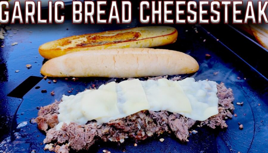 🔥THE BEST GARLIC BREAD CHEESESTEAKS on the GRIDDLE! 🔥@charbroil  VERSATILE COOKING STATION