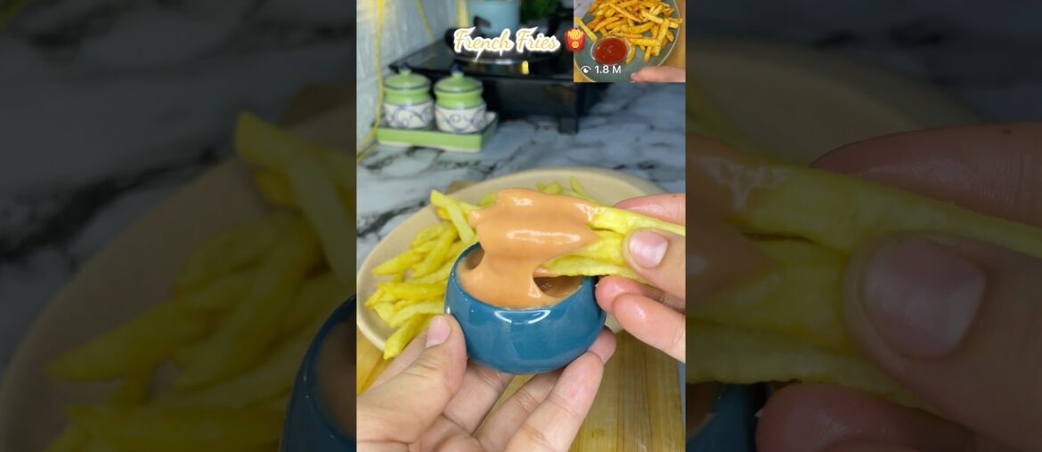 McDonald Style French Fries 🍟🔥😍 #youtubeshorts #recipe #trending #frenchfries #shorts #viralreels