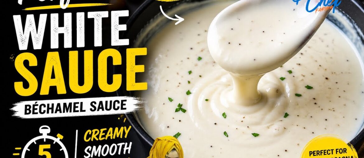 👌Perfect White Sauce in 5 Minutes! | No Lumps Béchamel Recipe #Béchamelsauce #Bechamelsauce