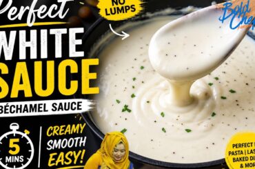 👌Perfect White Sauce in 5 Minutes! | No Lumps Béchamel Recipe #Béchamelsauce #Bechamelsauce