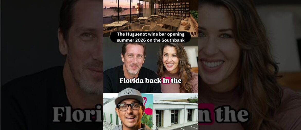 Jacksonville's Southbank is getting a wine bar this summer — and the name alone tells you something