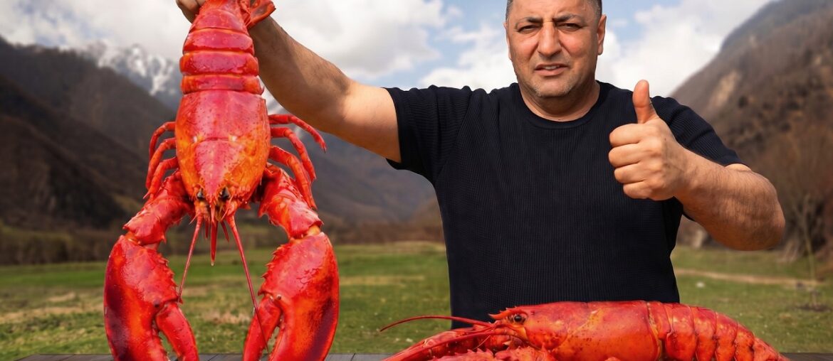 Gourmet Lobster Rolls Cooked In The Mountains